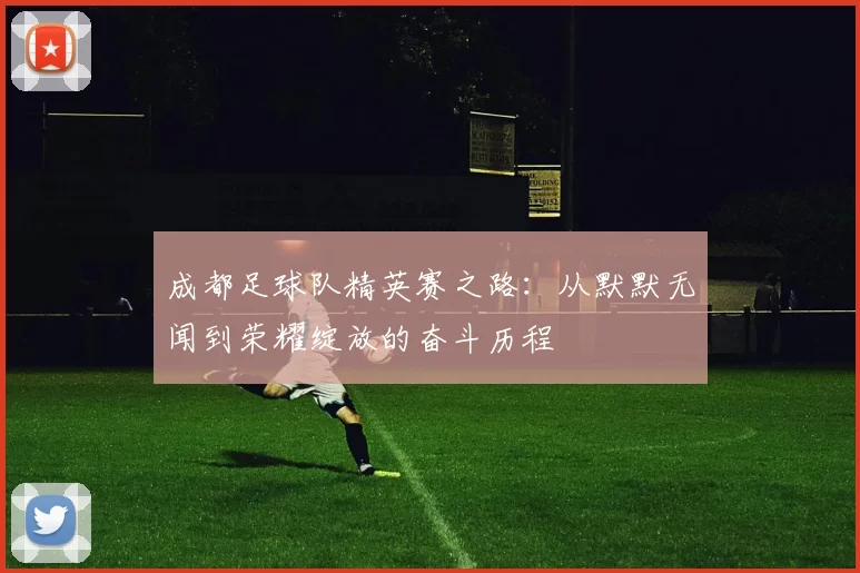 成都足球队精英赛之路：从默默无闻到荣耀绽放的奋斗历程